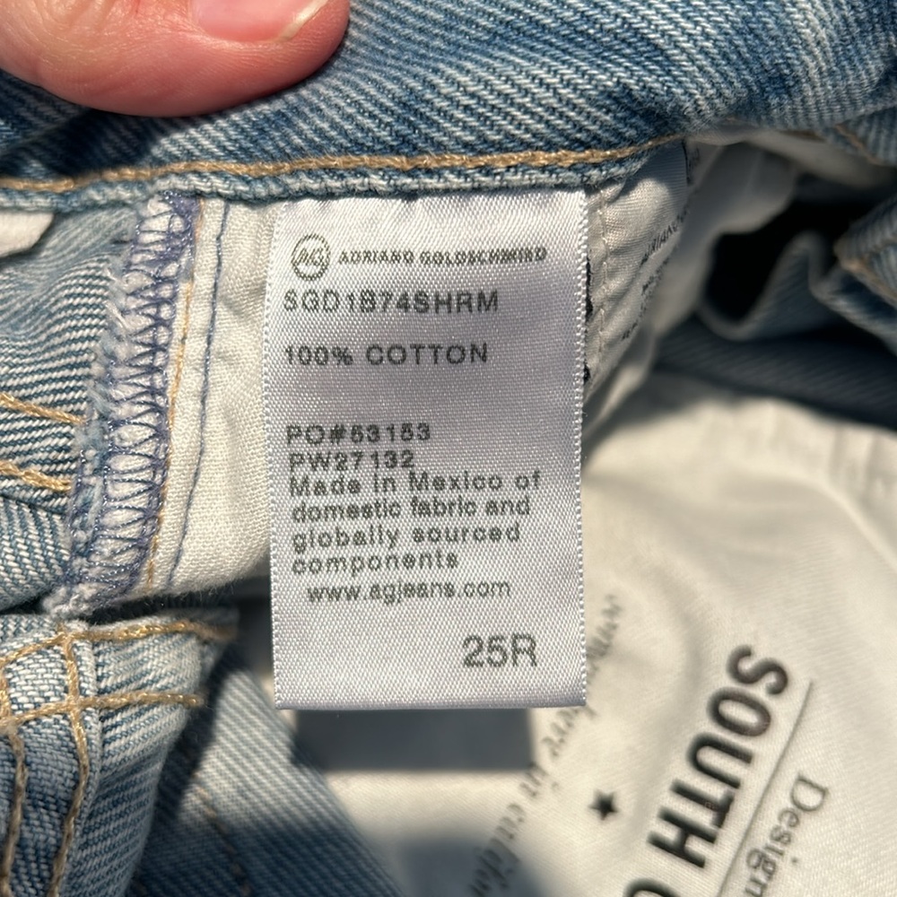 AG Panelled Alexxis Vintage Slim Straight Jeans - Picture 9 of 10